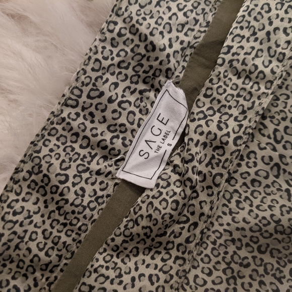 Sage The Label Leopard Print Pants - Picture 1 of 4